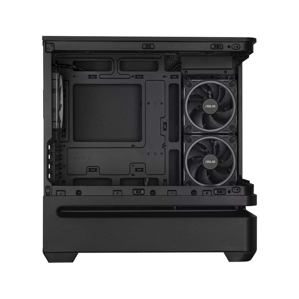 เคสคอมพิวเตอร์ ASUS Prime AP202 ARGB Black (with Fan)