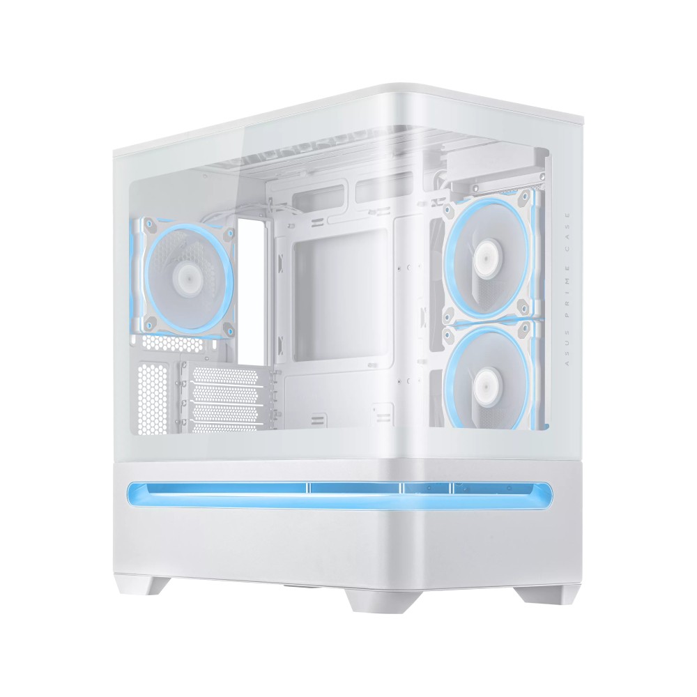 เคสคอมพิวเตอร์ ASUS Prime AP202 ARGB White (with Fan)