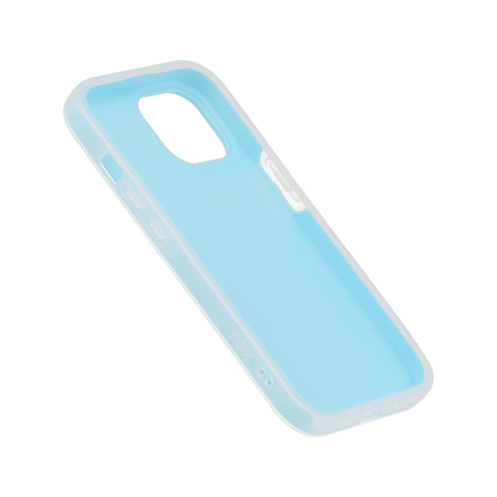 เคส FOX iPhone 15 Soft & Safe Double Layer Blue