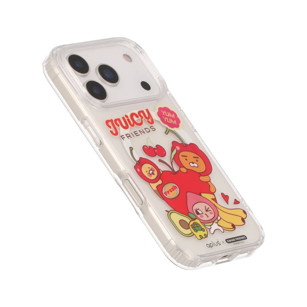QPLUS x KAKAO Friends เคส iPhone 17 Pro Juicy Friends Yum Yum
