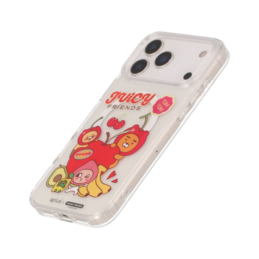 QPLUS x KAKAO Friends เคส iPhone 17 Pro Max Juicy Friends Yum Yum