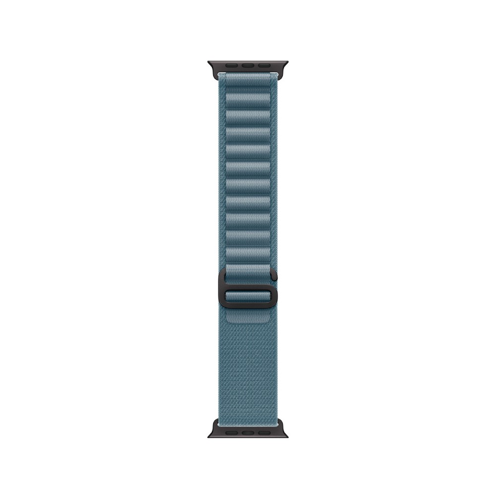 Apple Watch 49mm Light Blue Alpine Loop - Large - Black Titanium Finish