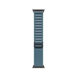 Apple Watch 49mm Light Blue Alpine Loop - Large - Black Titanium Finish