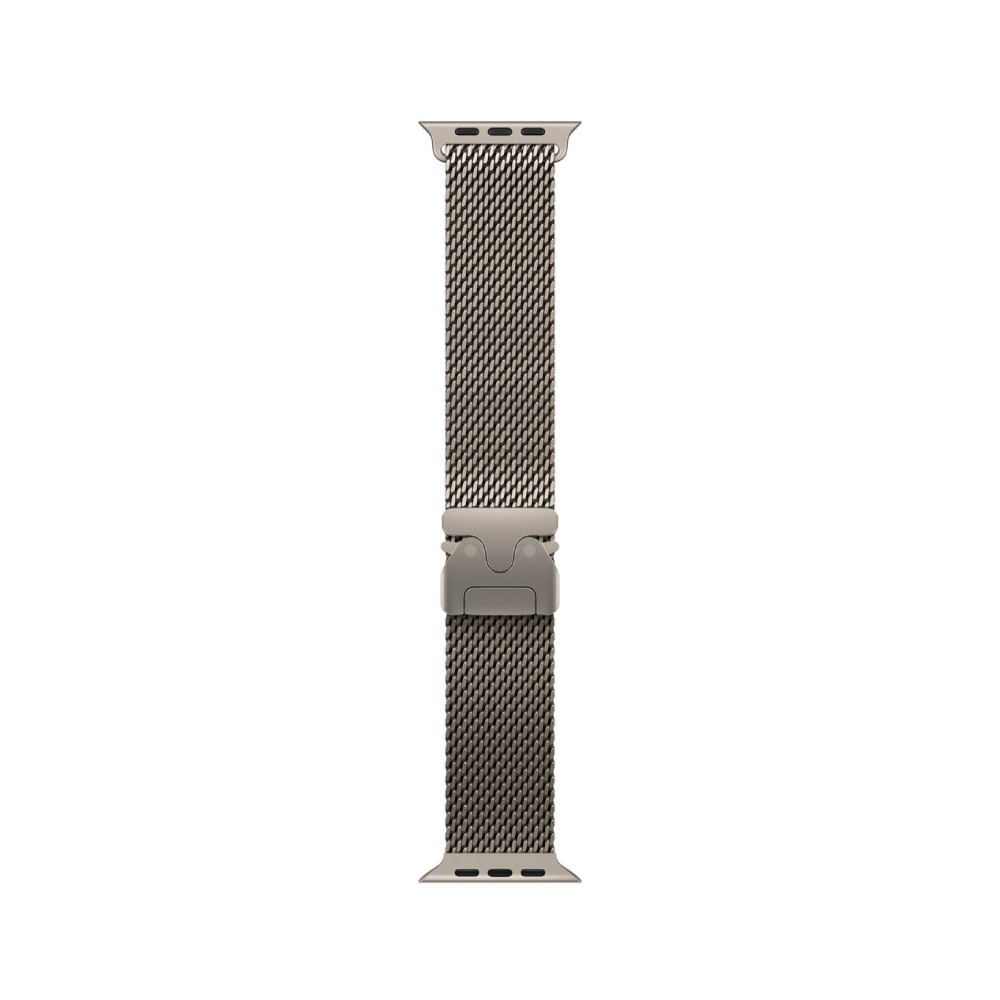 Apple Watch 49mm Natural Titanium Milanese Loop - Small