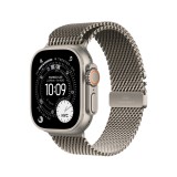 Apple Watch 49mm Natural Titanium Milanese Loop - Small