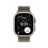 Apple Watch 49mm Natural Titanium Milanese Loop - Small