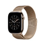 Apple Watch 46mm Gold Milanese Loop - M/L