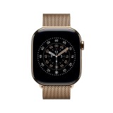 Apple Watch 46mm Gold Milanese Loop - M/L