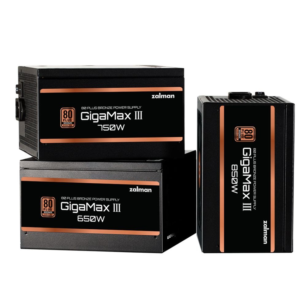 พาวเวอร์ซัพพลาย ZALMAN GIGAMAX III 850W 80 Plus Bronze 5Year (ZM850-GV3)