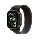 Apple Watch 49mm Black/Charcoal Trail Loop - M/L - Black Titanium Finish