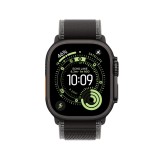 Apple Watch 49mm Black/Charcoal Trail Loop - M/L - Black Titanium Finish