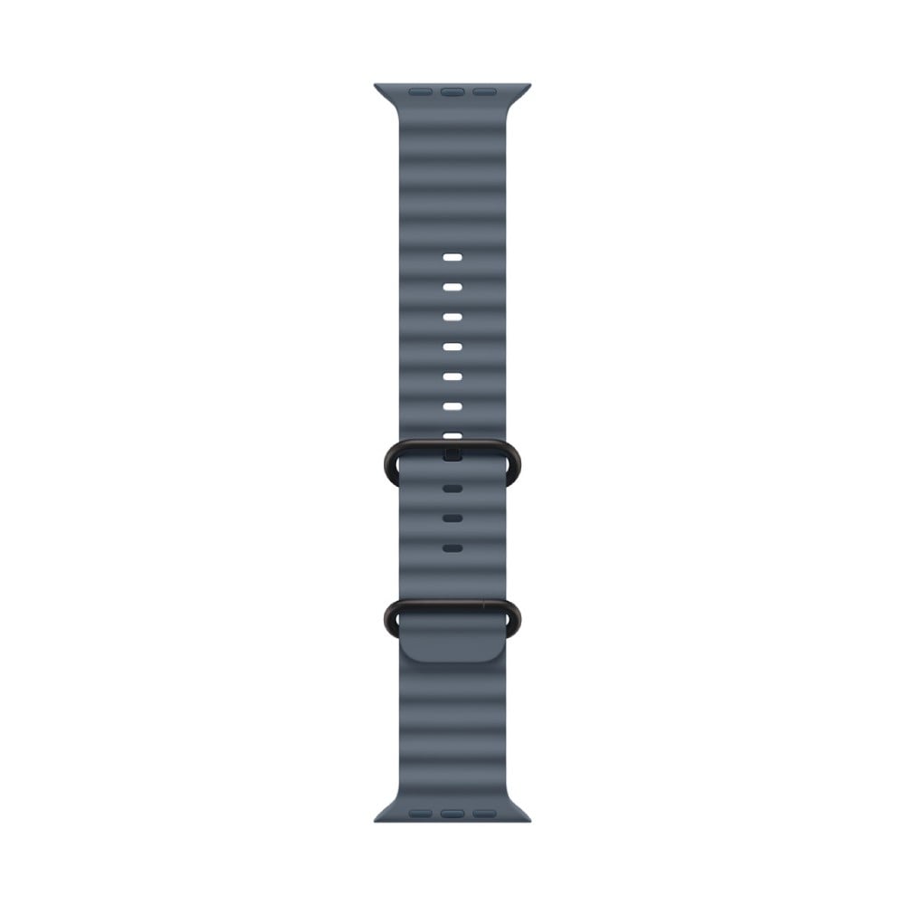 Apple Watch 49mm Anchor Blue Ocean Band - Black Titanium Finish
