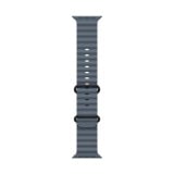Apple Watch 49mm Anchor Blue Ocean Band - Black Titanium Finish