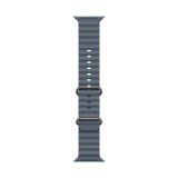 Apple Watch 49mm Anchor Blue Ocean Band - Natural Titanium Finish