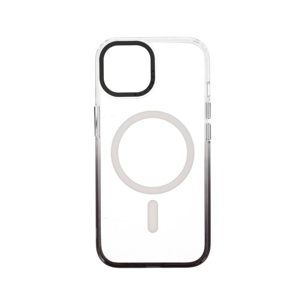 เคส Blue Box iPhone 15 Clear Shading edge with Magnetic Black