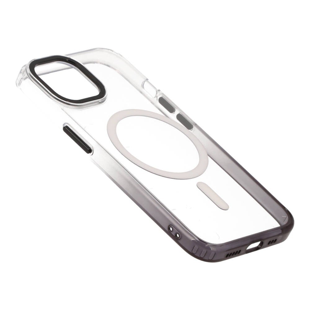 เคส Blue Box iPhone 15 Clear Shading edge with Magnetic Black