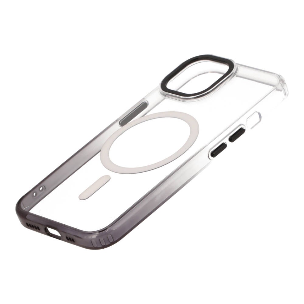 เคส Blue Box iPhone 15 Clear Shading edge with Magnetic Black