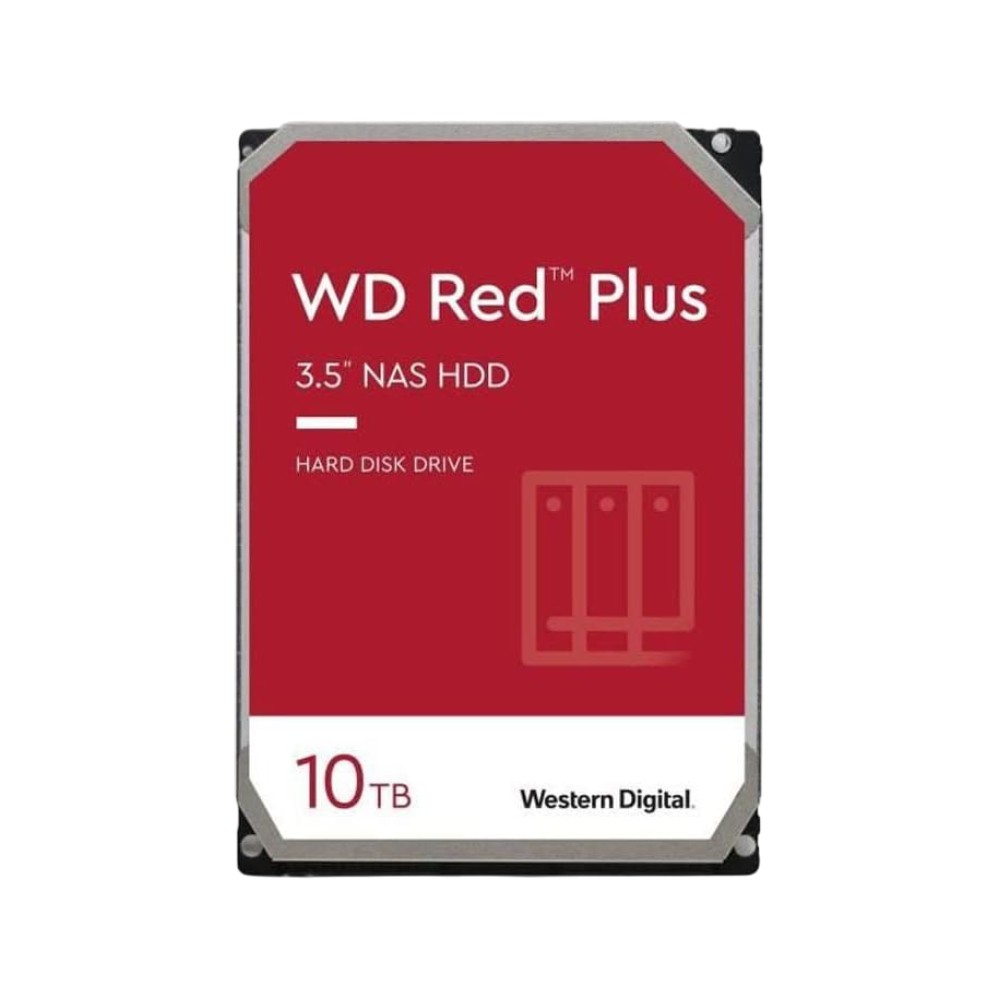 ฮาร์ดดิสก์ WD 10TB Red Plus 7200rpm 256MB PC HDD for NAS (WD101EFBX) 5Year