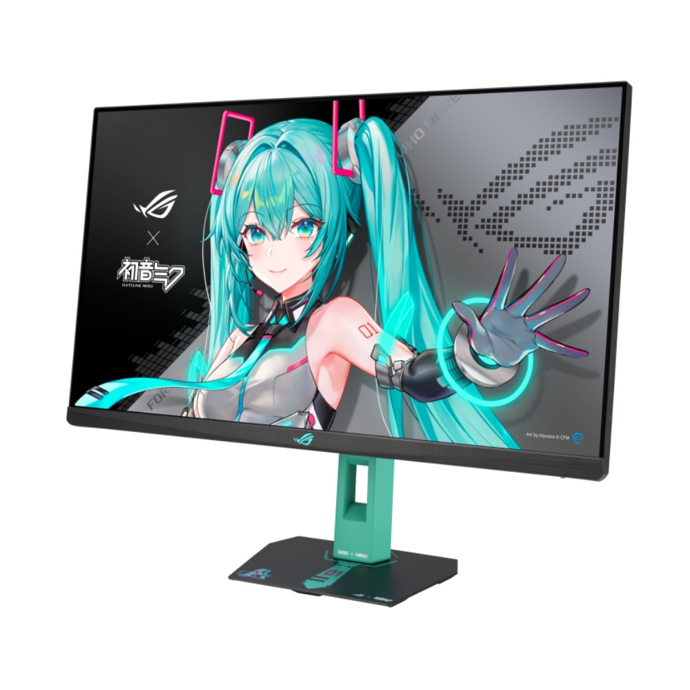 ASUS x Hatsune Miku จอมอนิเตอร์ ASUS ROG Strix XG27ACMEG-G Gaming Monitor (Fast IPS 2K 260Hz OC)
