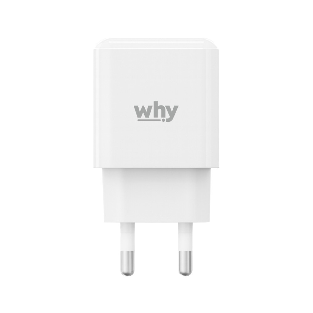 อะแดปเตอร์ WHY Pixel Wall USB Charger 1 USB-C (PD25W) White (WC-3331)