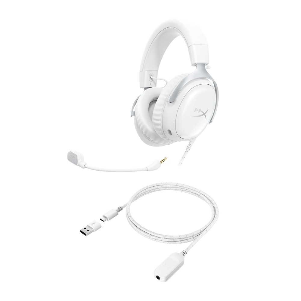 หูฟังเกมมิ่ง HyperX Gaming Headset Cloud III White