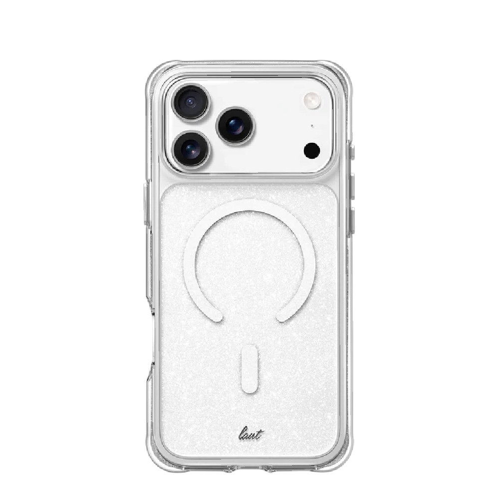เคส LAUT iPhone 17 Pro Aero Sparkle Magsafe Crystal Silver