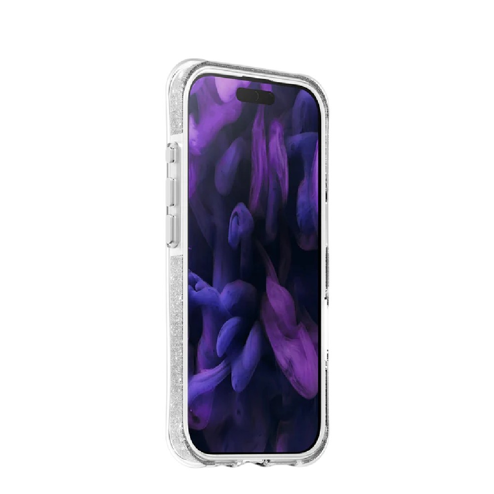 เคส LAUT iPhone 17 Pro Aero Sparkle Magsafe Crystal Silver