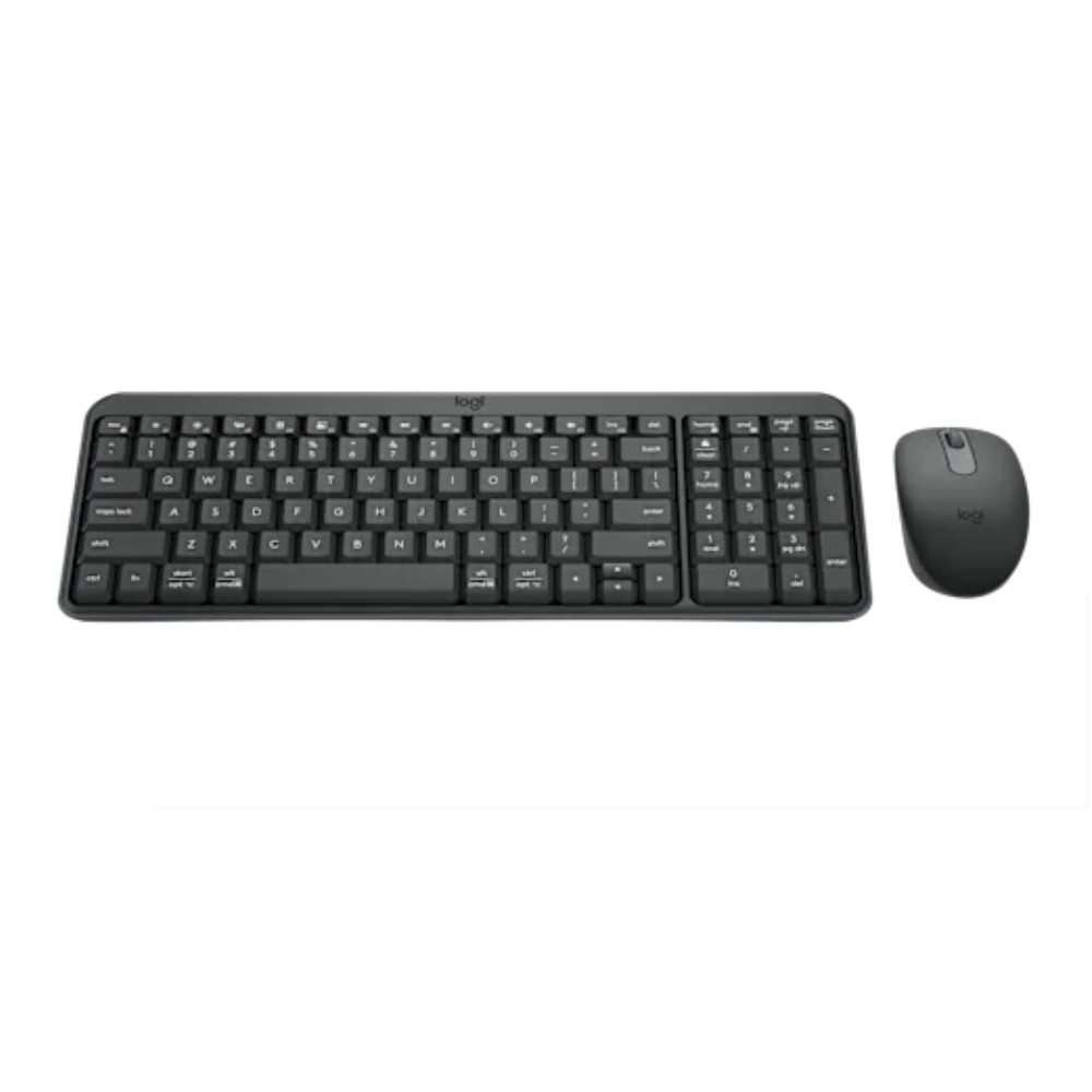 เมาส์และคีย์บอร์ดไร้สาย Logitech Keyboard + Wireless Mouse MK250 (TH/EN)