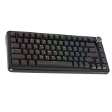 คีย์บอร์ดเกมมิ่ง Ajazz Gaming Keyboard AK820 Max Black Red Switch