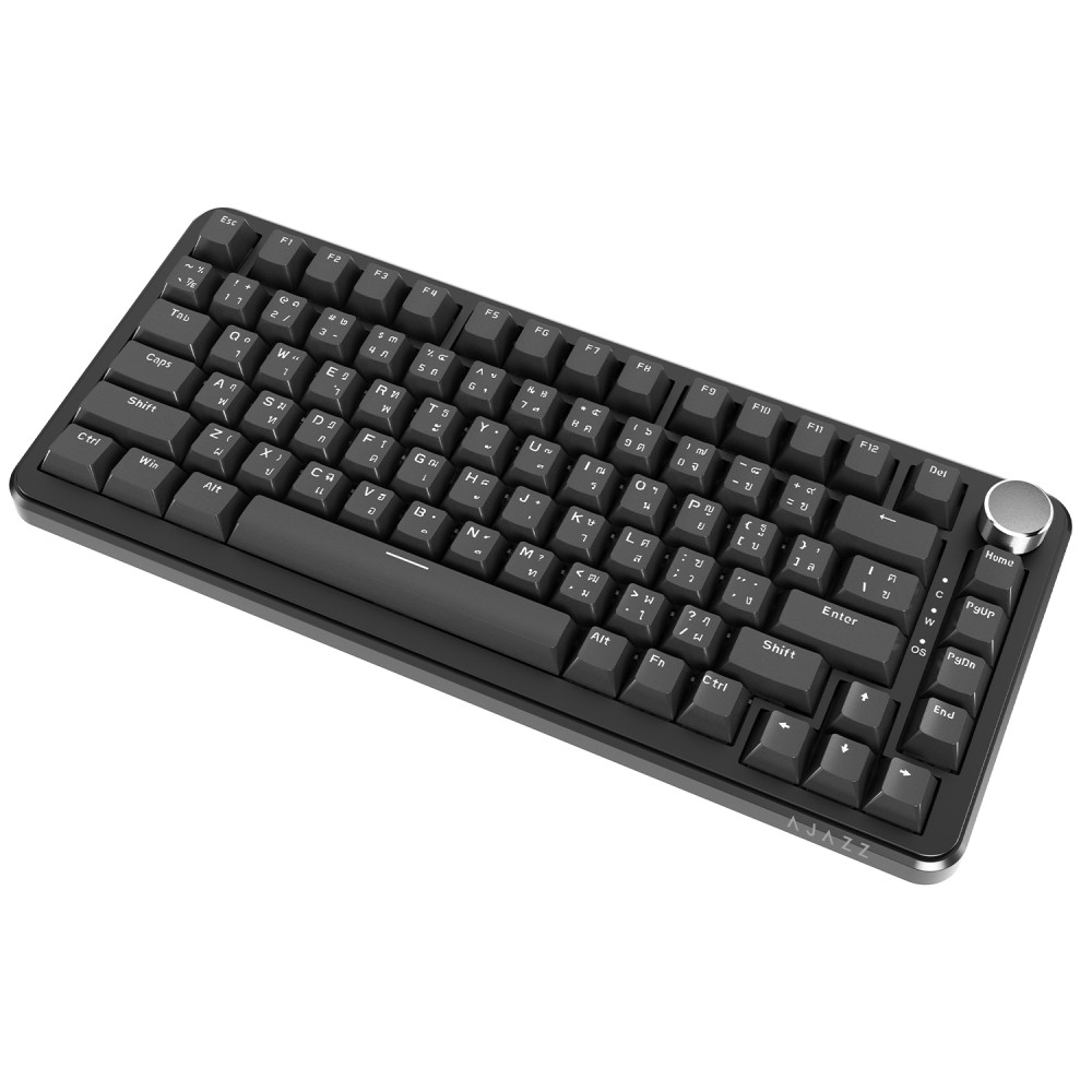 คีย์บอร์ดเกมมิ่ง Ajazz Gaming Keyboard AK820 Max Black Red Switch