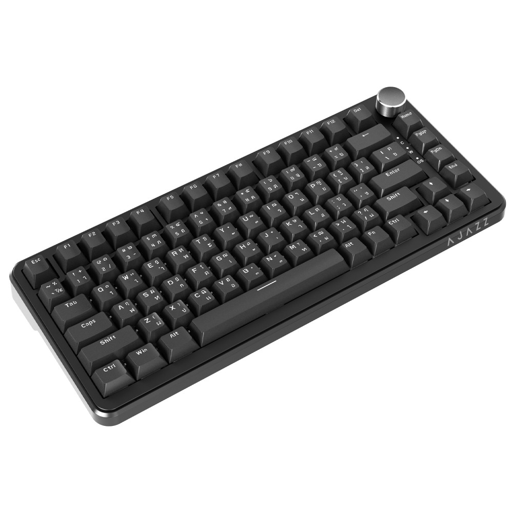 คีย์บอร์ดเกมมิ่ง Ajazz Gaming Keyboard AK820 Max Black Red Switch