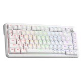 คีย์บอร์ดเกมมิ่ง Ajazz Gaming Keyboard AK820 Max White Red Switch