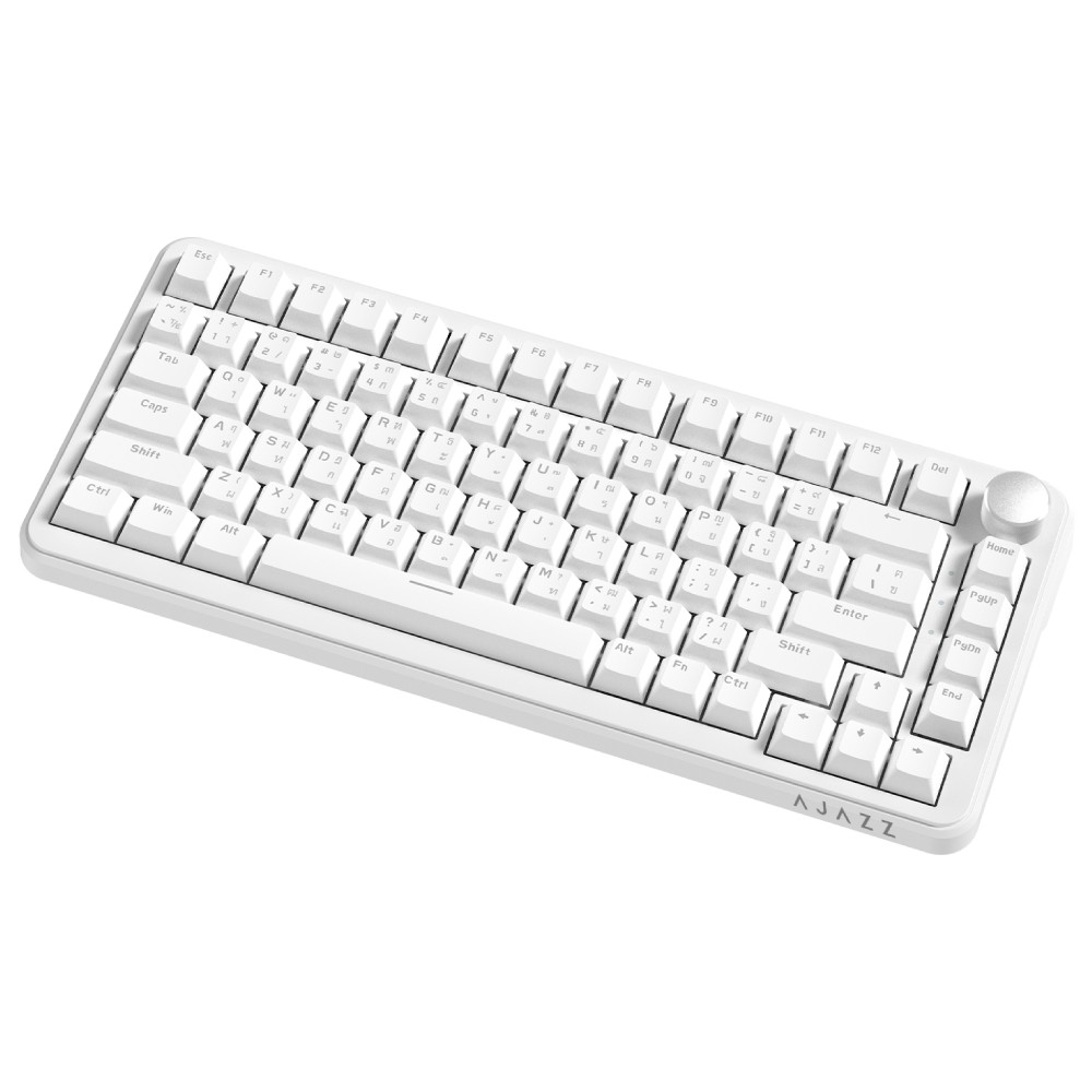 Ajazz AK820 Max White Red Switch ajazz-ak820-max-white-red-switch