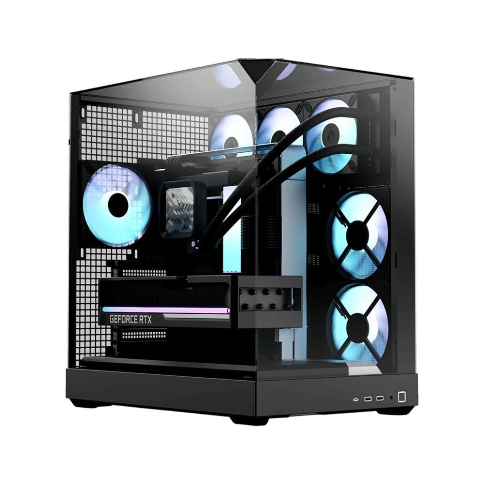 เคสคอมพิวเตอร์ APNX V2 Black (APX-V2-BK-FRB)