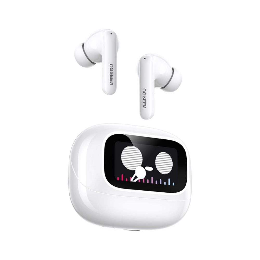 หูฟัง UGREEN TWS HiTune T6 Magic Active Noise-Cancelling Dual Device Connection White (55137)