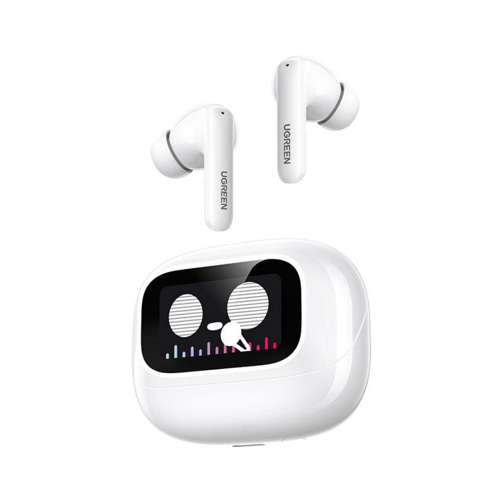 หูฟัง UGREEN TWS HiTune T6 Magic Active Noise-Cancelling Dual Device Connection White (55137)