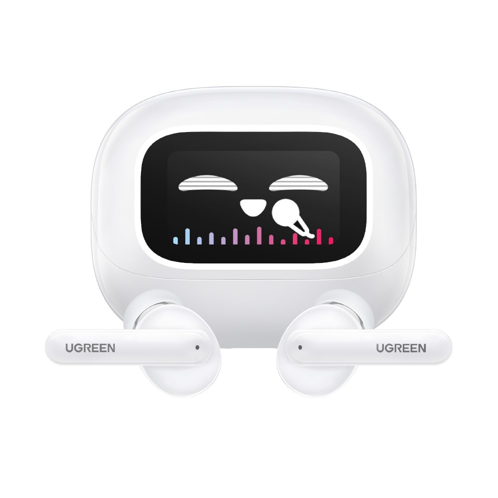 หูฟัง UGREEN TWS HiTune T6 Magic Active Noise-Cancelling Dual Device Connection White (55137)