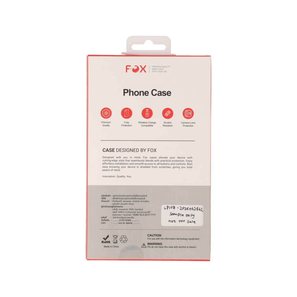 เคส FOX iPhone 17 Pro Max vShield Pro Magnetic Transparent