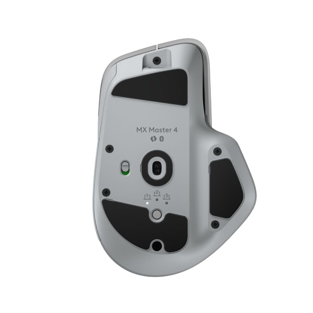เมาส์ไร้สาย Logitech Bluetooth Mouse MX Master 4 Pale Gray
