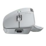 เมาส์ไร้สาย Logitech Bluetooth Mouse MX Master 4 Pale Gray