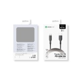สายชาร์จ AMAZINGthing USB-A to USB-C Cable 66W Thunder Pro I 7X 1.2M Black