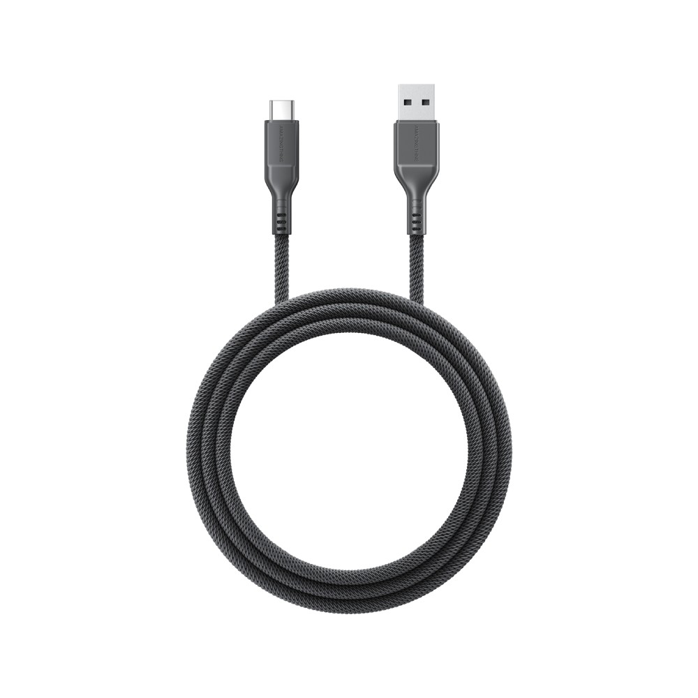 สายชาร์จ AMAZINGthing USB-A to USB-C Cable 66W Thunder Pro I 7X 1.2M Black