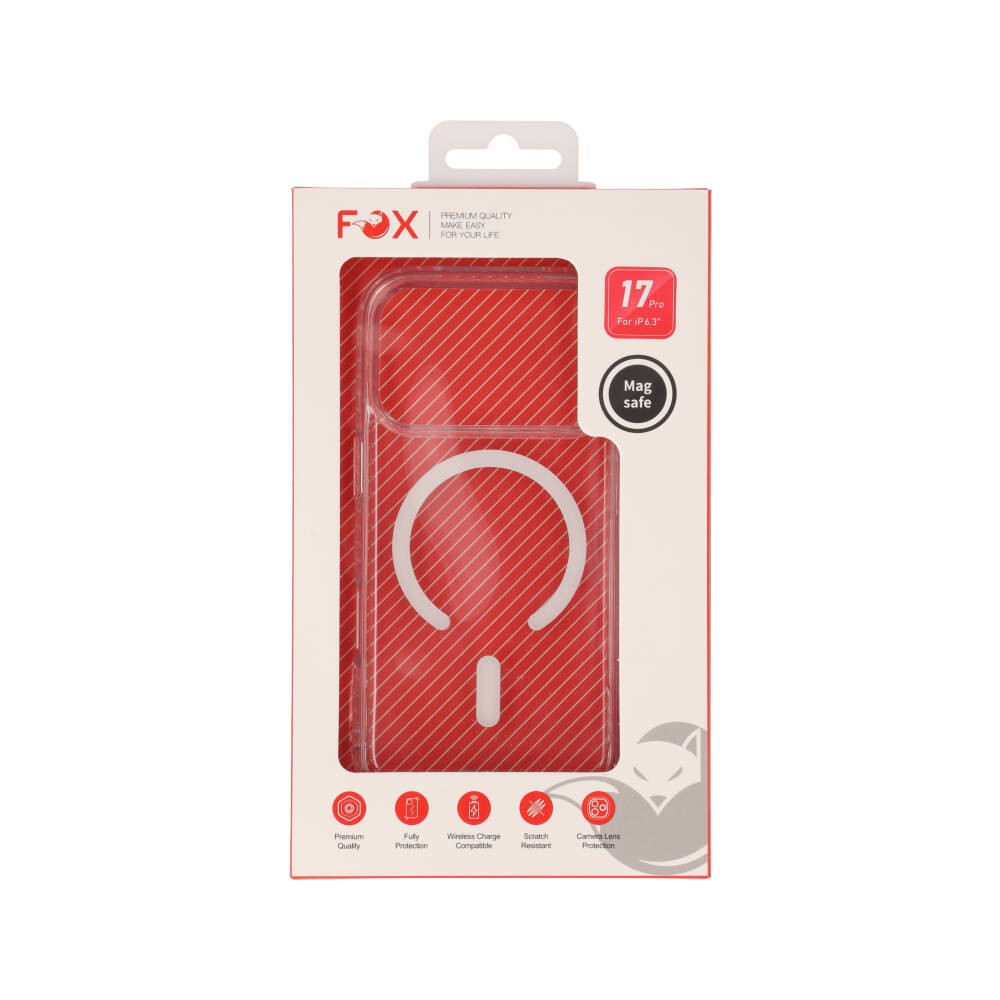 เคส FOX iPhone 17 Pro vShield Pro Magnetic Transparent