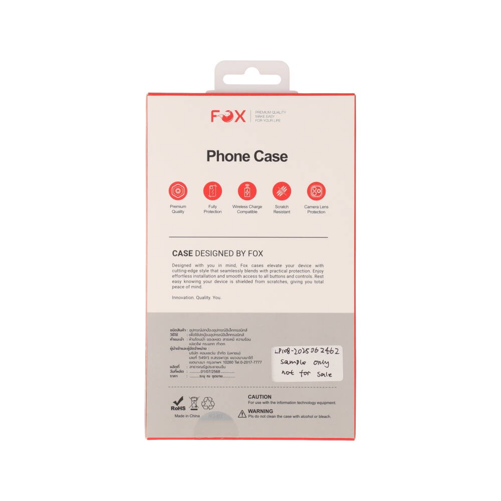 เคส FOX iPhone 17 Pro vShield Transparent