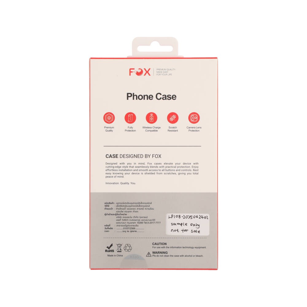 เคส FOX iPhone Air vShield Transparent