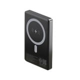 พาวเวอร์แบงค์ QPLUS Mini Magnetic Wireless 10000 mAh W1031 (CCC) Gray