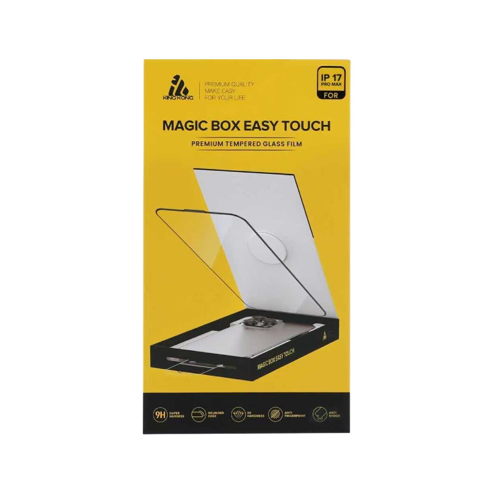 ฟิล์มกันรอย KING KONG iPhone 17 Pro Max TG Magic E-Touch Box Clear