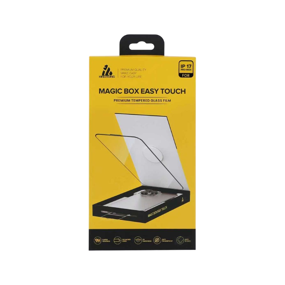 ฟิล์มกันรอย KING KONG iPhone 17 Pro Max TG Magic E-Touch Box Clear