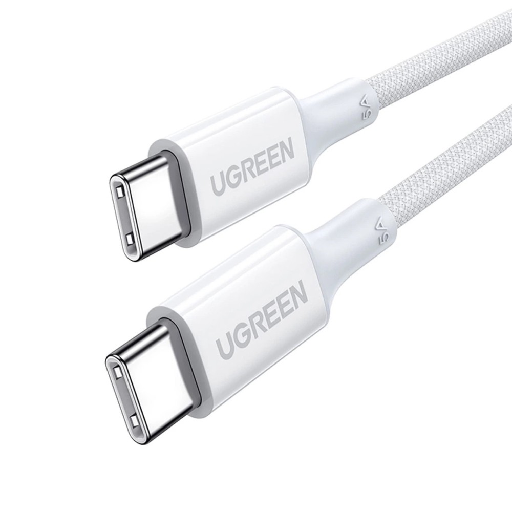 สายชาร์จ Ugreen USB-C to USB-C 100W 2M. White