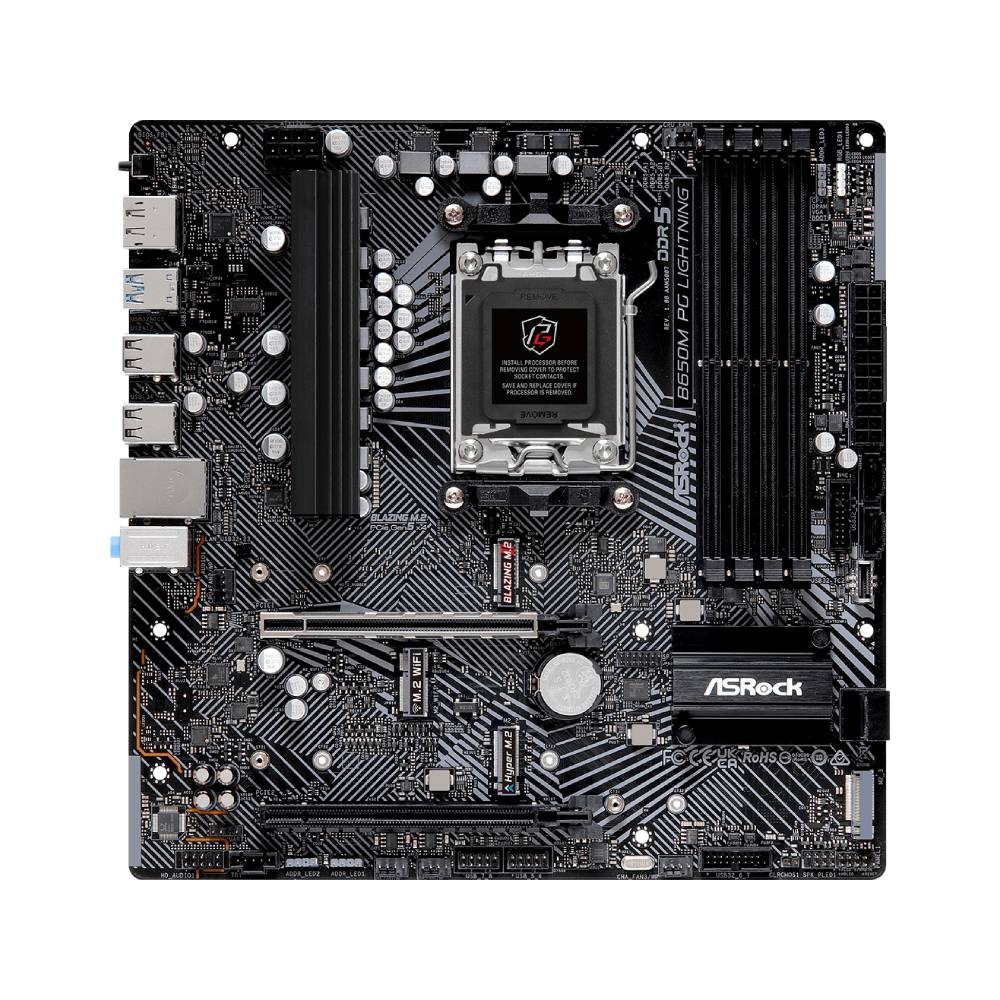 เมนบอร์ด ASRock B650M PG Lightning AM5